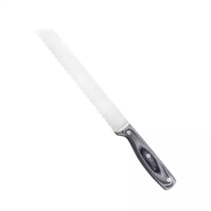 Høj standard rustfrit stål kniv sæt Chef kniv Utility kniv sæt med Pakka træ håndtag 