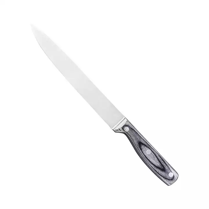 Høj standard rustfrit stål kniv sæt Chef kniv Utility kniv sæt med Pakka træ håndtag 